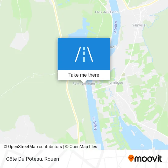Côte Du Poteau map