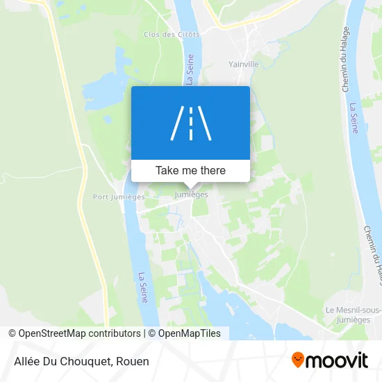 Allée Du Chouquet map