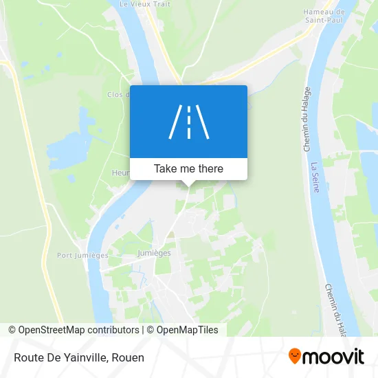 Route De Yainville map