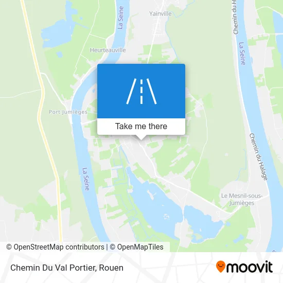 Chemin Du Val Portier map