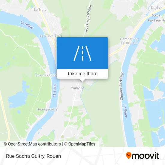 Rue Sacha Guitry map