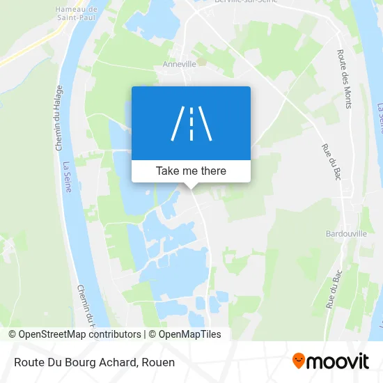 Route Du Bourg Achard map