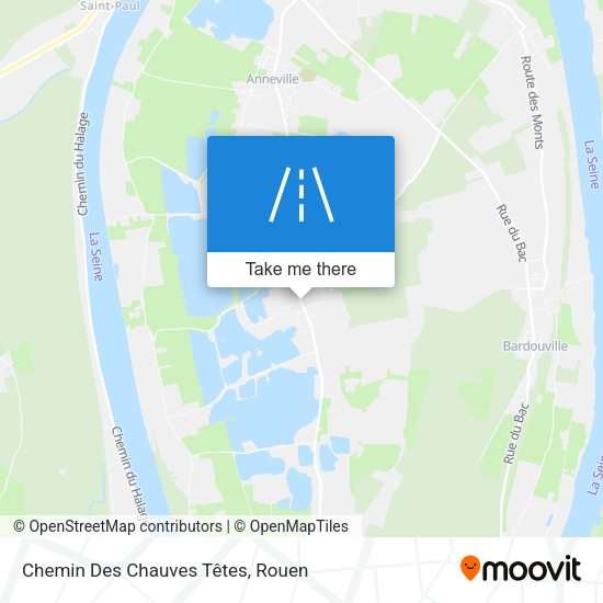 Chemin Des Chauves Têtes map