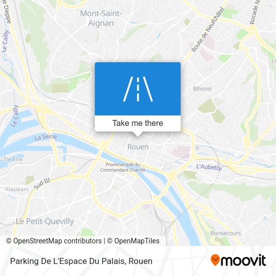 Parking De L'Espace Du Palais map