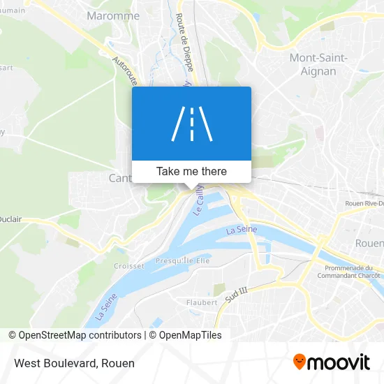 Boulevard De L'Ouest map