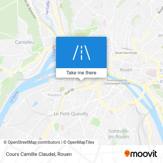 Cours Camille Claudel map