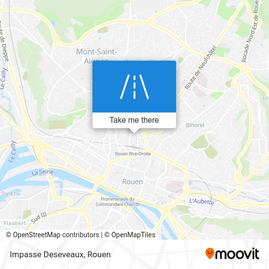 Impasse Deseveaux map