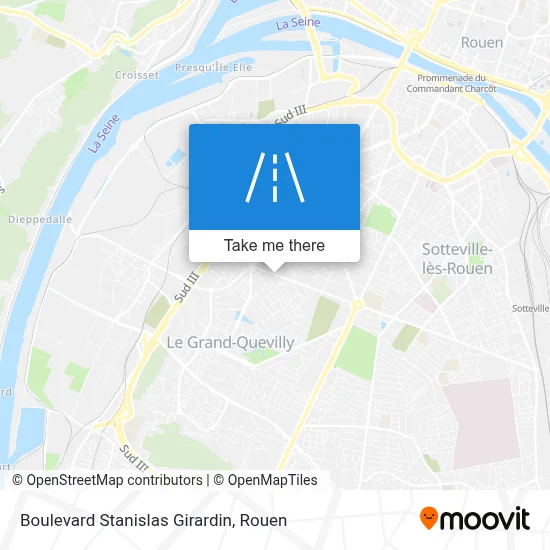 Boulevard Stanislas Girardin map