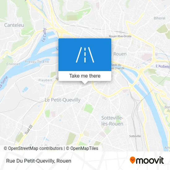 Rue Du Petit-Quevilly map