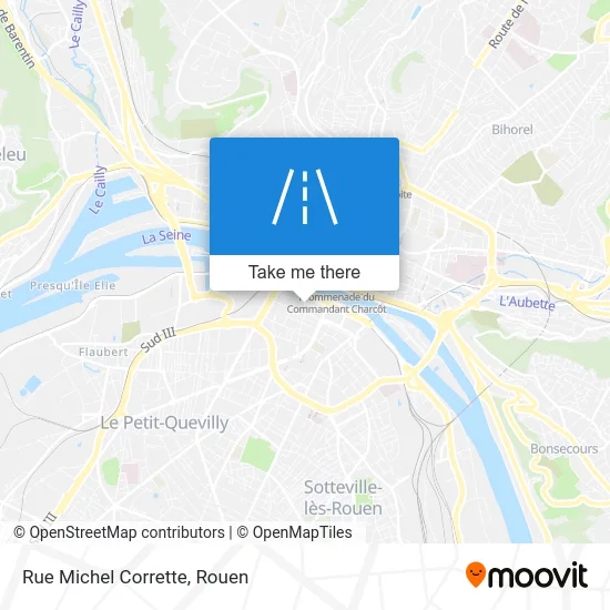 Rue Michel Corrette map