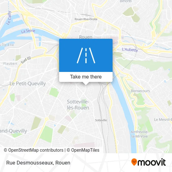 Rue Desmousseaux map