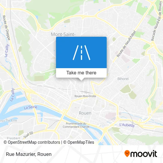 Rue Mazurier map