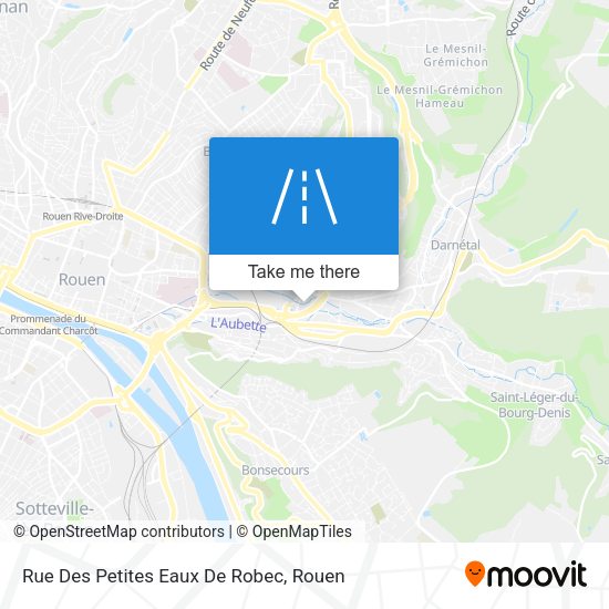 Rue Des Petites Eaux De Robec map