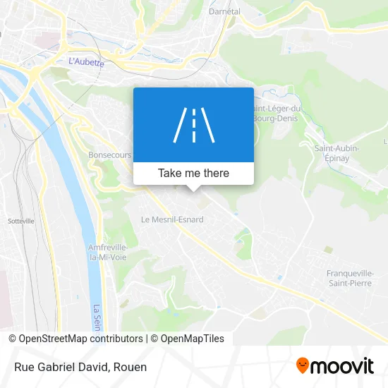 Rue Gabriel David map