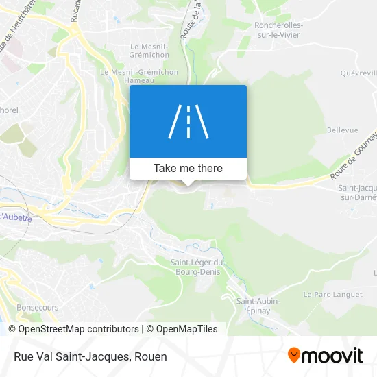 Rue Val Saint-Jacques map