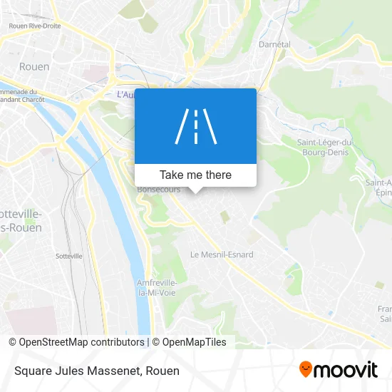 Square Jules Massenet map