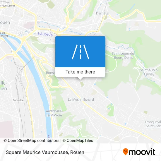 Square Maurice Vaumousse map