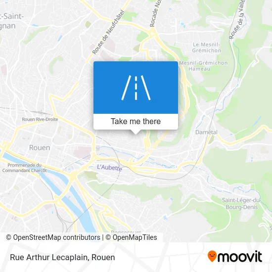 Rue Arthur Lecaplain map