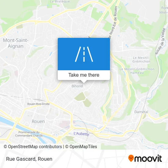 Rue Gascard map