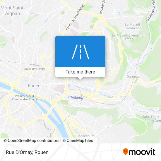 Rue D'Ornay map