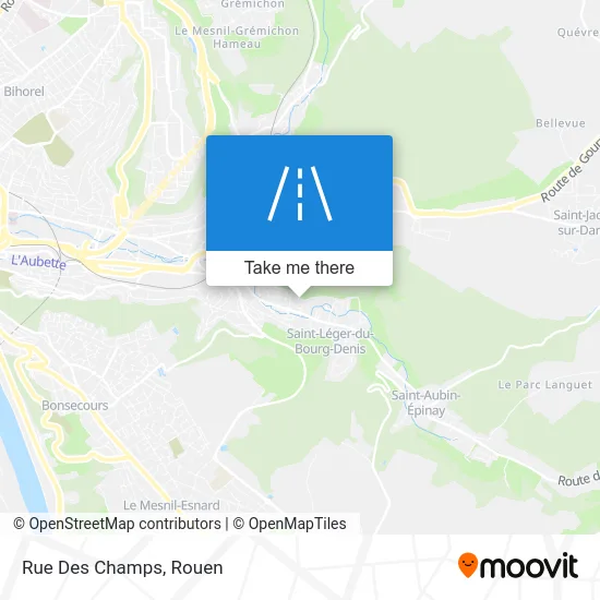 Rue Des Champs map