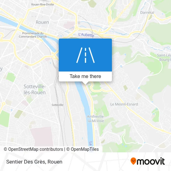 Sentier Des Grès map