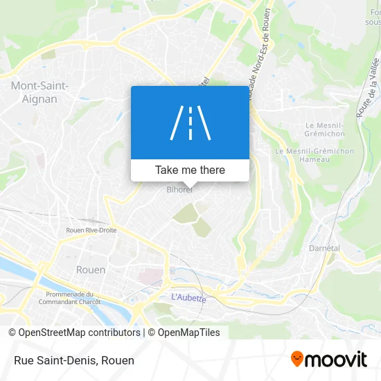 Rue Saint-Denis map