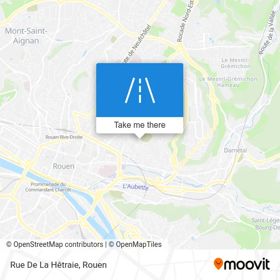 Rue De La Hêtraie map