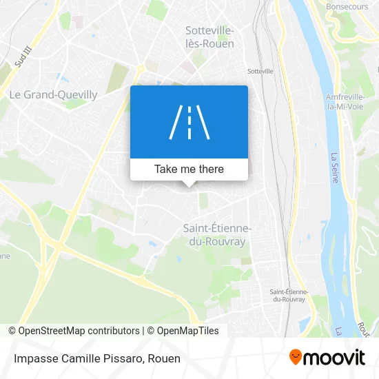 Impasse Camille Pissaro map