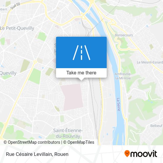 Rue Césaire Levillain map