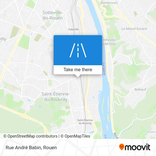 Rue André Babin map