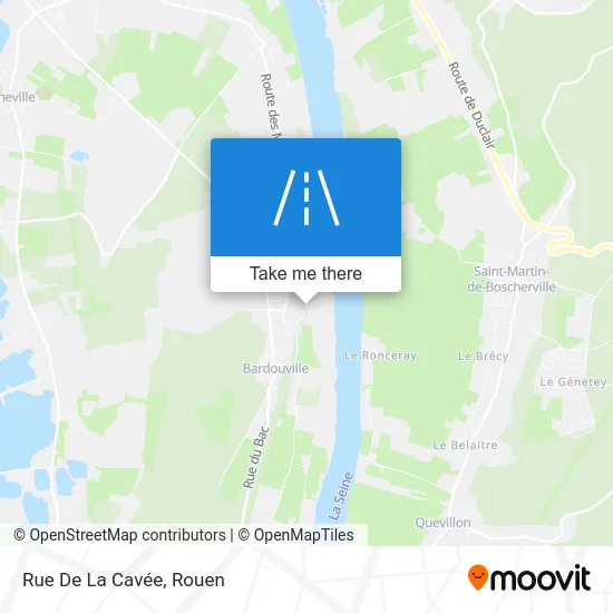 Rue De La Cavée map