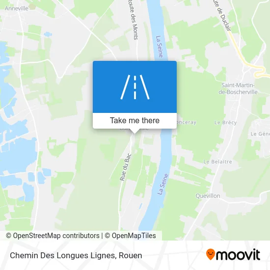 Chemin Des Longues Lignes map