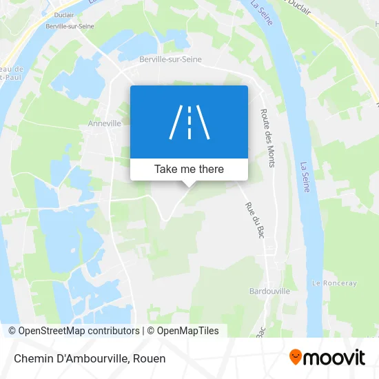 Chemin D'Ambourville map