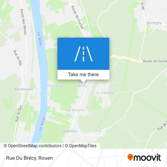 Rue Du Brécy map