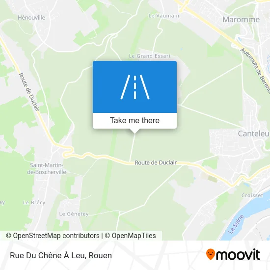 Rue Du Chêne À Leu map