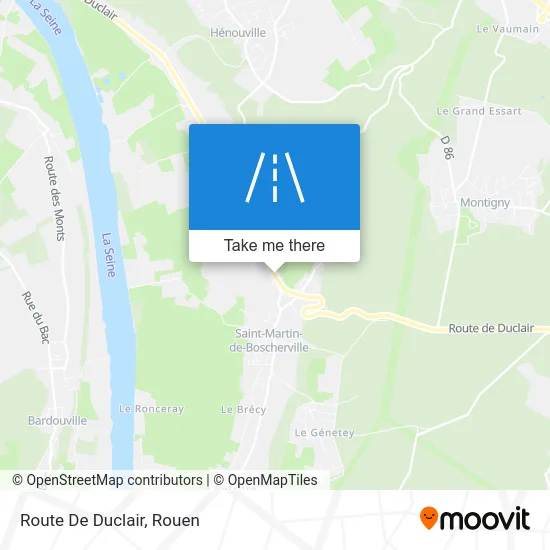 Route De Duclair map