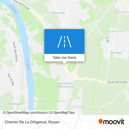 Chemin De La Diligence map