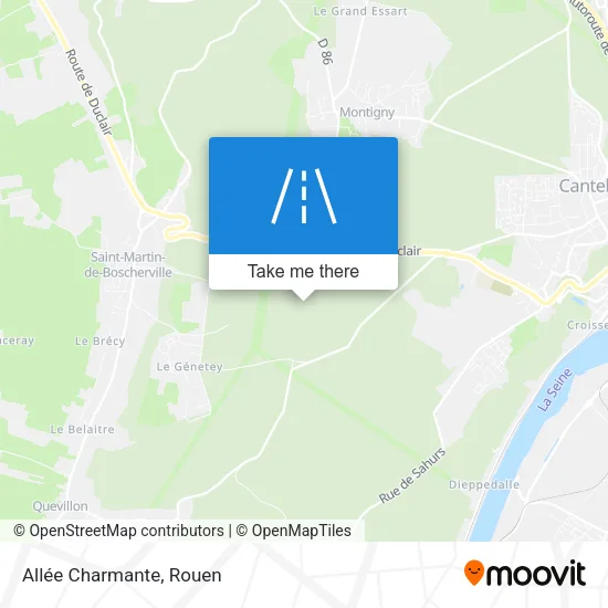 Allée Charmante map