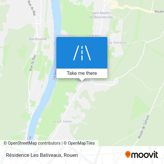 Résidence Les Baliveaux map