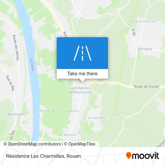 Résidence Les Charmilles map