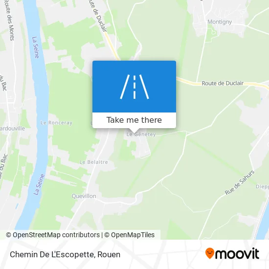 Chemin De L'Escopette map