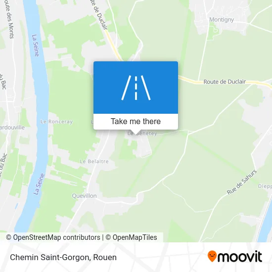 Chemin Saint-Gorgon map