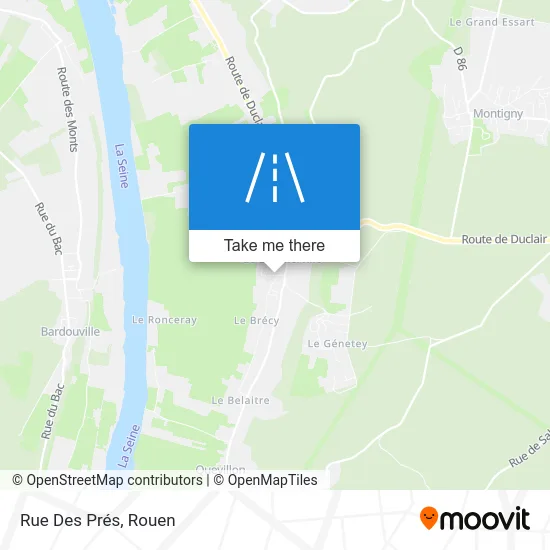 Rue Des Prés map