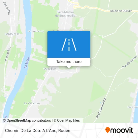 Chemin De La Côte A L'Ane map