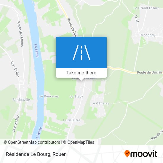 Résidence Le Bourg map