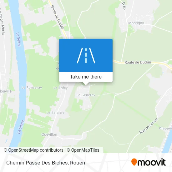 Chemin Passe Des Biches map