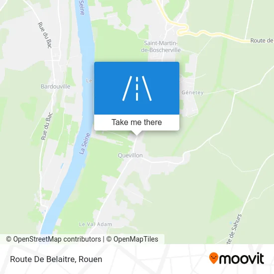 Route De Belaitre map
