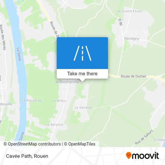 Chemin De La Cavée map