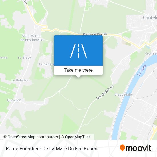 Route Forestière De La Mare Du Fer map